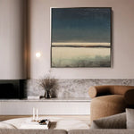 Abstract 807 Canvas Art 60 x 60 cm / Black