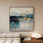 Abstract 812 Canvas Art 60 x 60 cm / Black