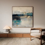 Abstract 812 Canvas Art 60 x 60 cm / Black