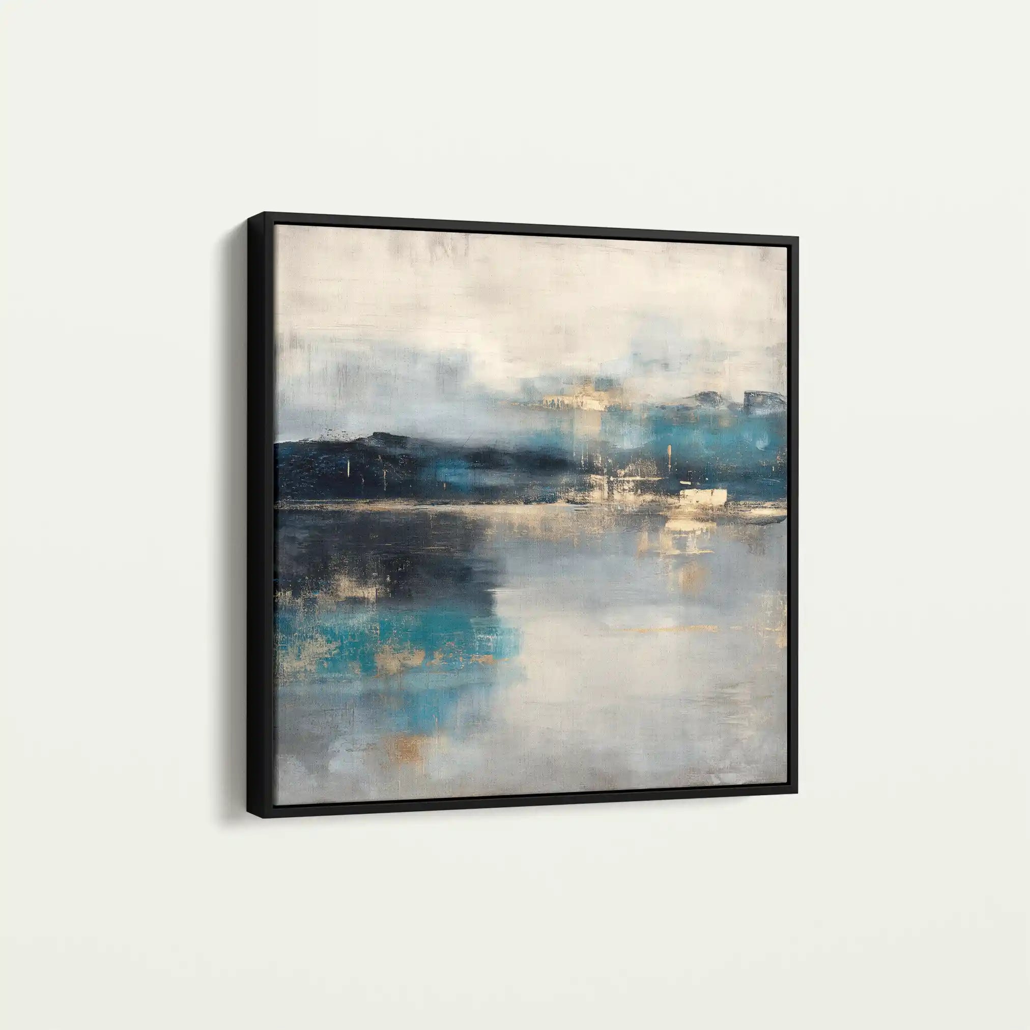 Abstract 812 Canvas Art 60 x 60 cm / Black
