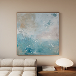 Abstract 816 Canvas Art 60 x 60 cm / Black