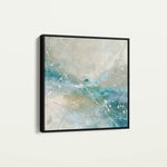 Abstract 817 Canvas Art 60 x 60 cm / Black