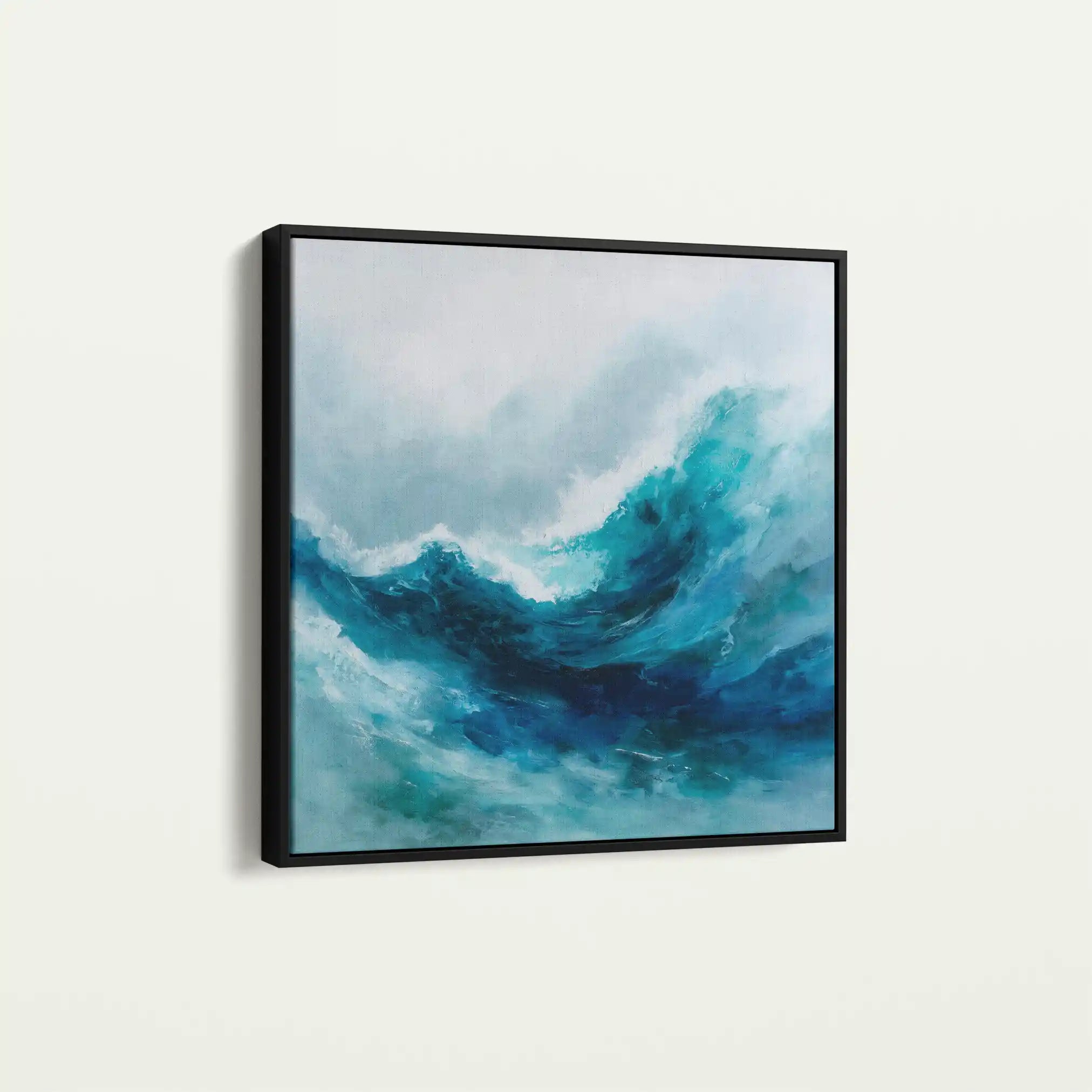 Abstract 819 Canvas Art 60 x 60 cm / Black
