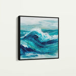 Abstract 820 Canvas Art 60 x 60 cm / Black