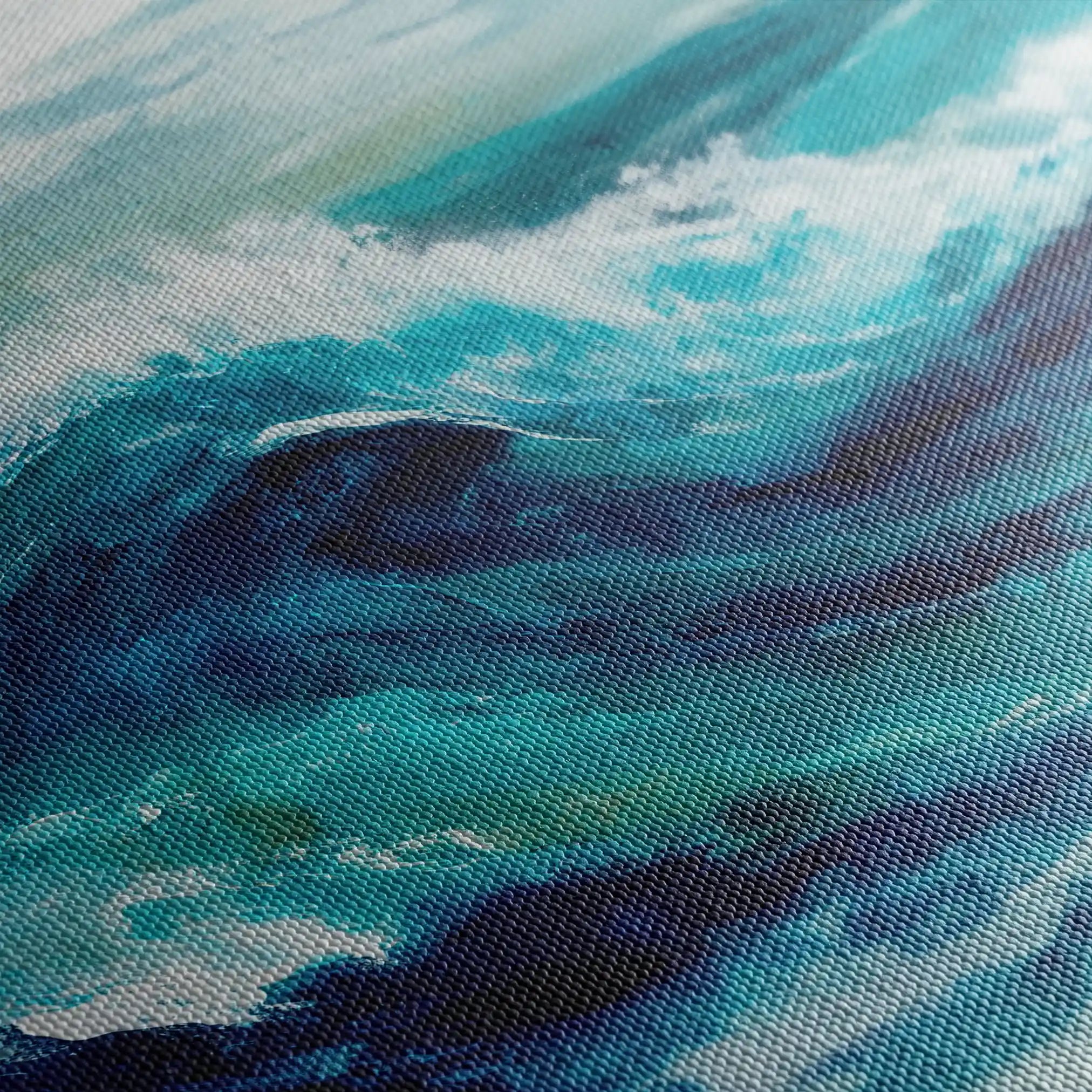 Abstract 820 Canvas Art 60 x 60 cm / Black