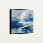 Abstract 826 Canvas Art 60 x 60 cm / Black