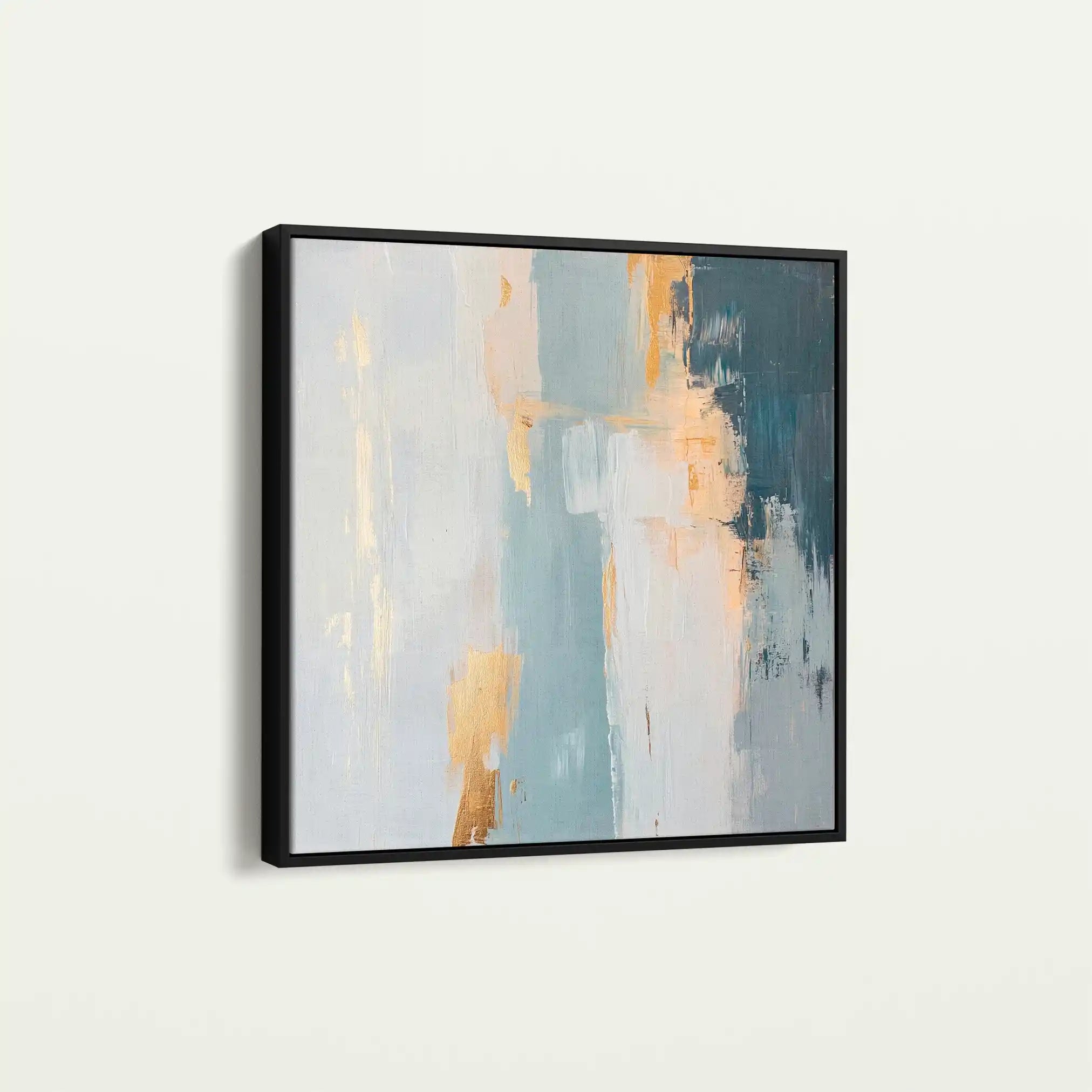 Abstract 828 Canvas Art 60 x 60 cm / Black