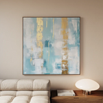 Abstract 829 Canvas Art 60 x 60 cm / Black