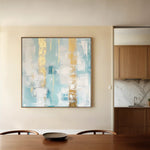 Abstract 829 Canvas Art 60 x 60 cm / Black