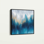 Abstract 830 Canvas Art 60 x 60 cm / Black