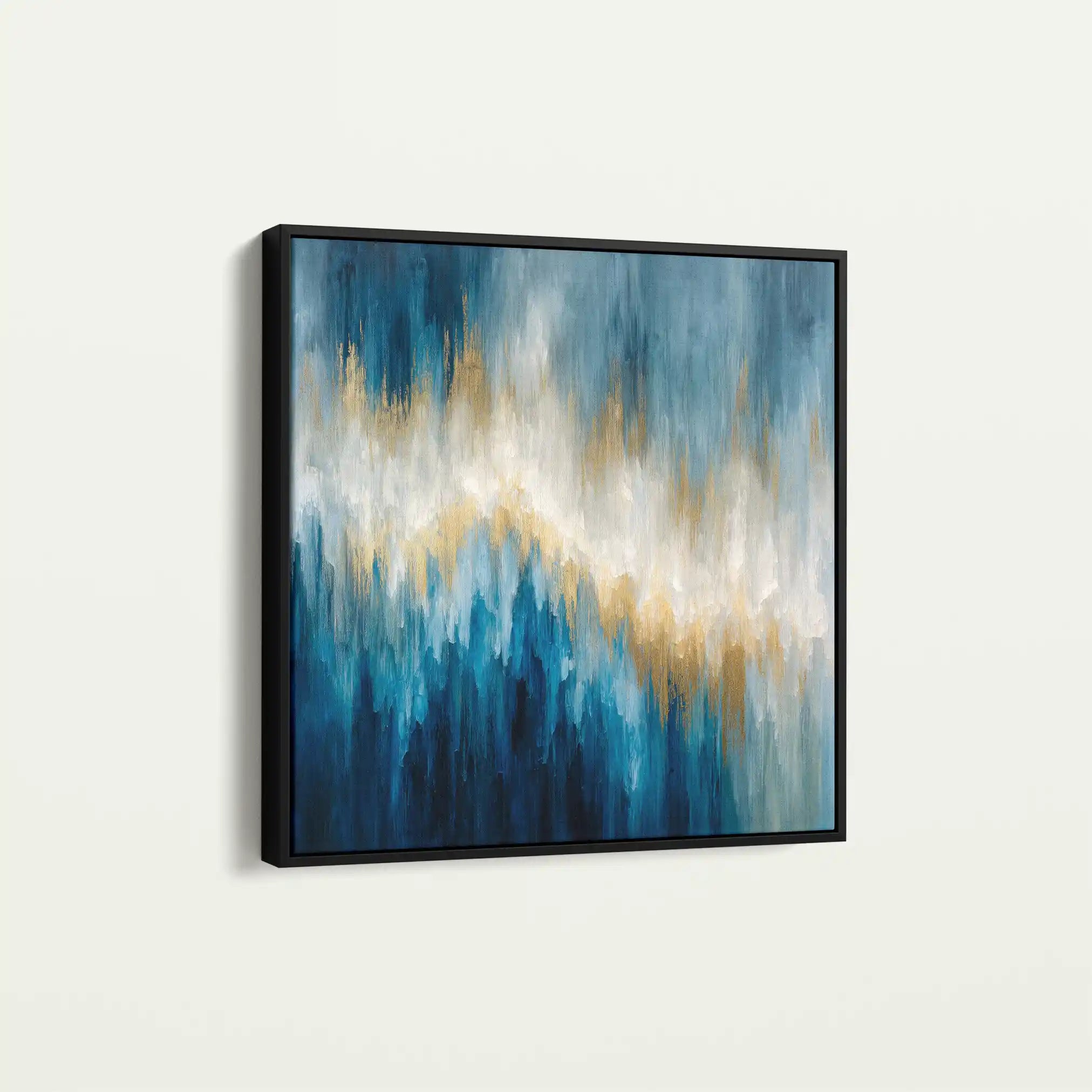 Abstract 831 Canvas Art 60 x 60 cm / Black