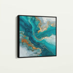 Abstract 832 Canvas Art 60 x 60 cm / Black