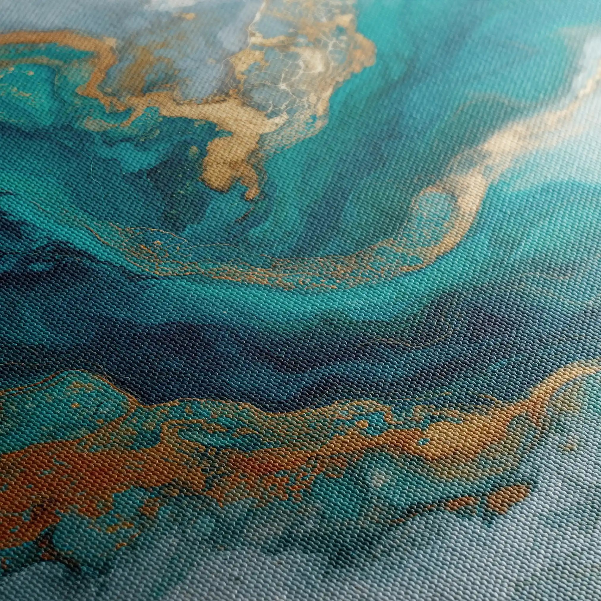 Abstract 832 Canvas Art 60 x 60 cm / Black