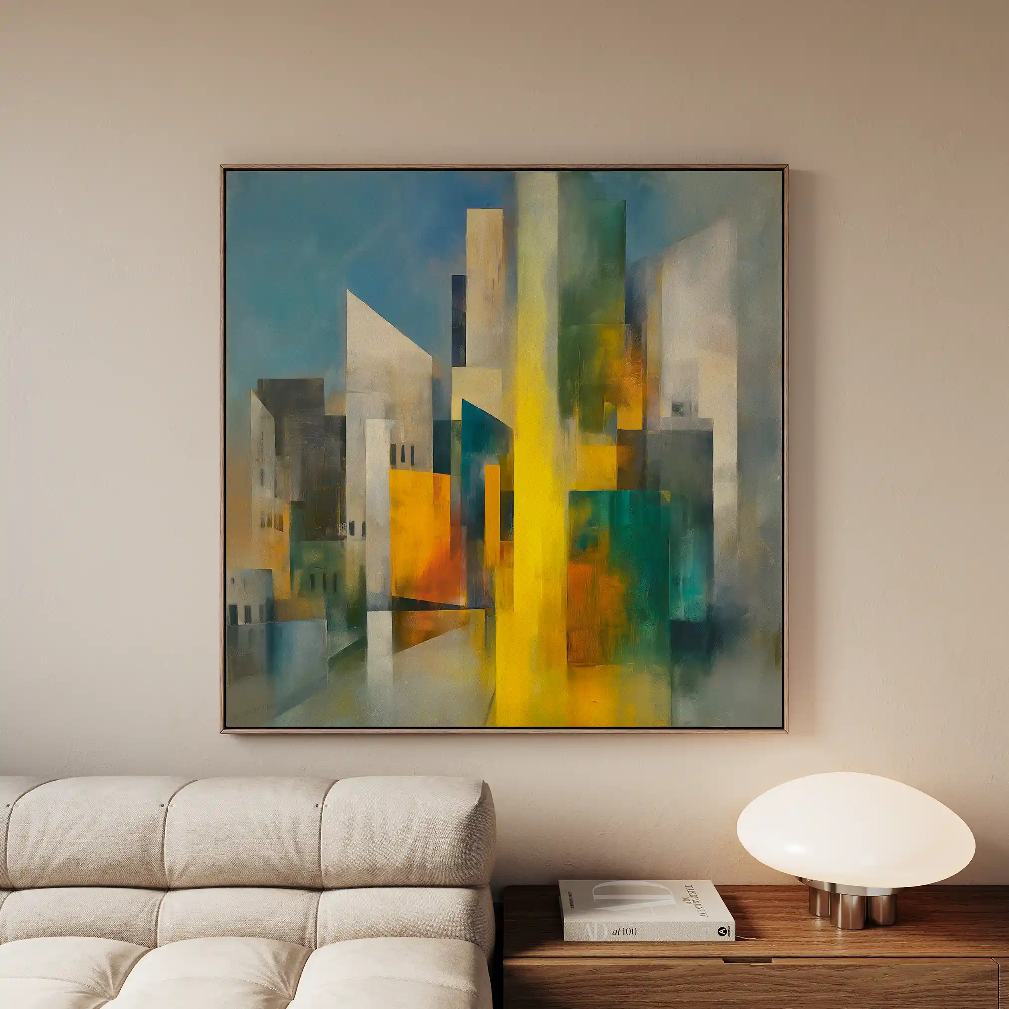 Abstract 833 Canvas Art 60 x 60 cm / Black