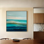 Abstract 835 Canvas Art 60 x 60 cm / Black
