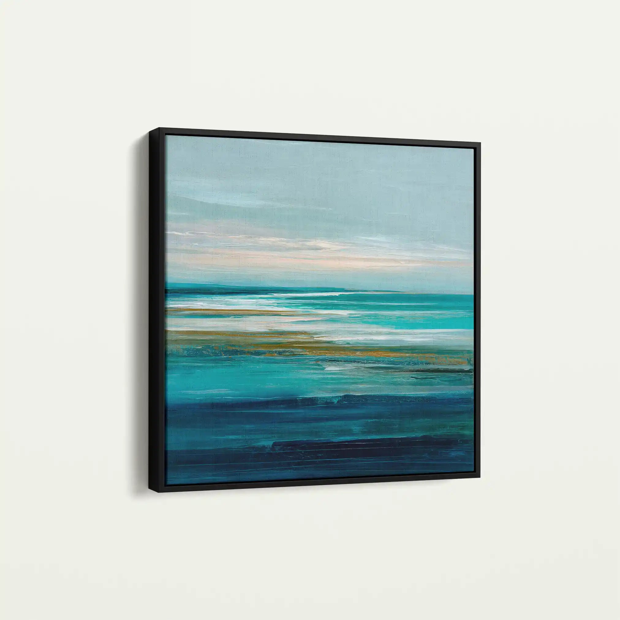 Abstract 835 Canvas Art 60 x 60 cm / Black