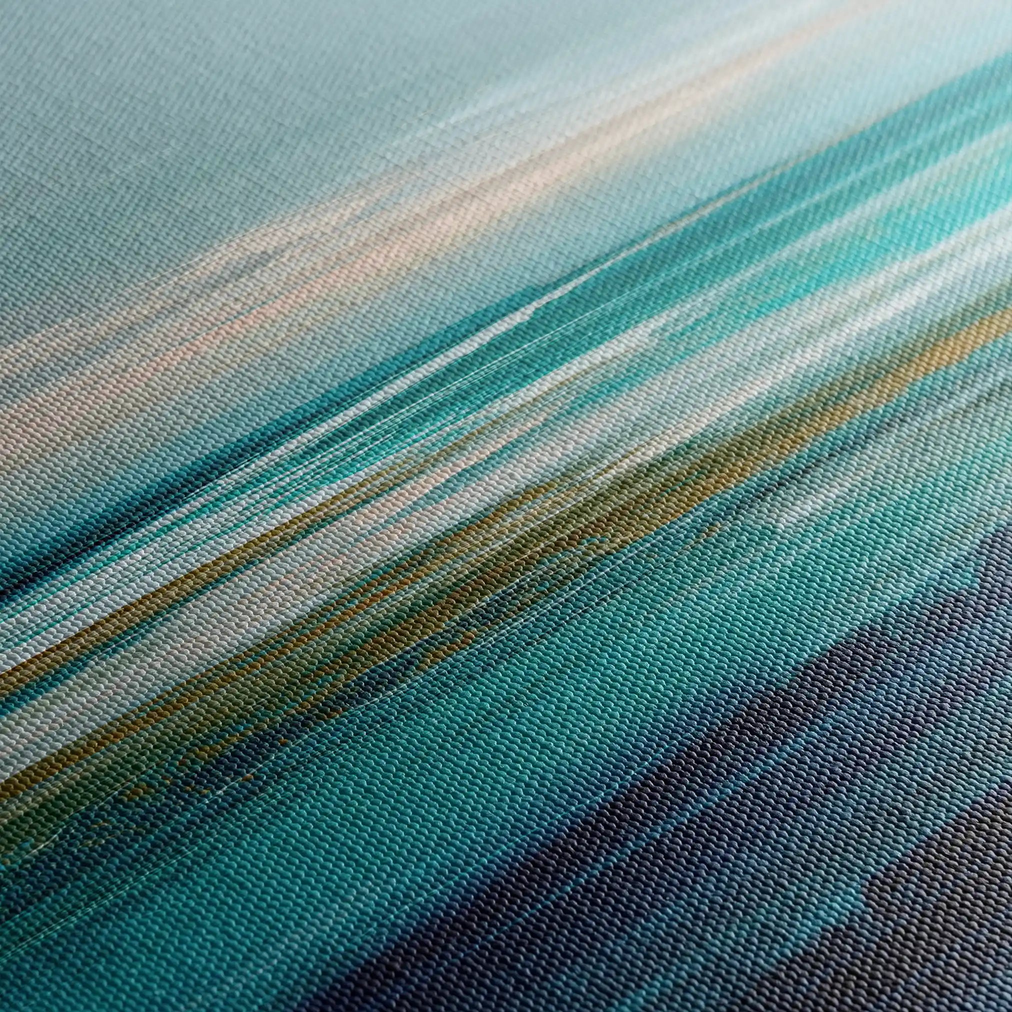 Abstract 835 Canvas Art 60 x 60 cm / Black