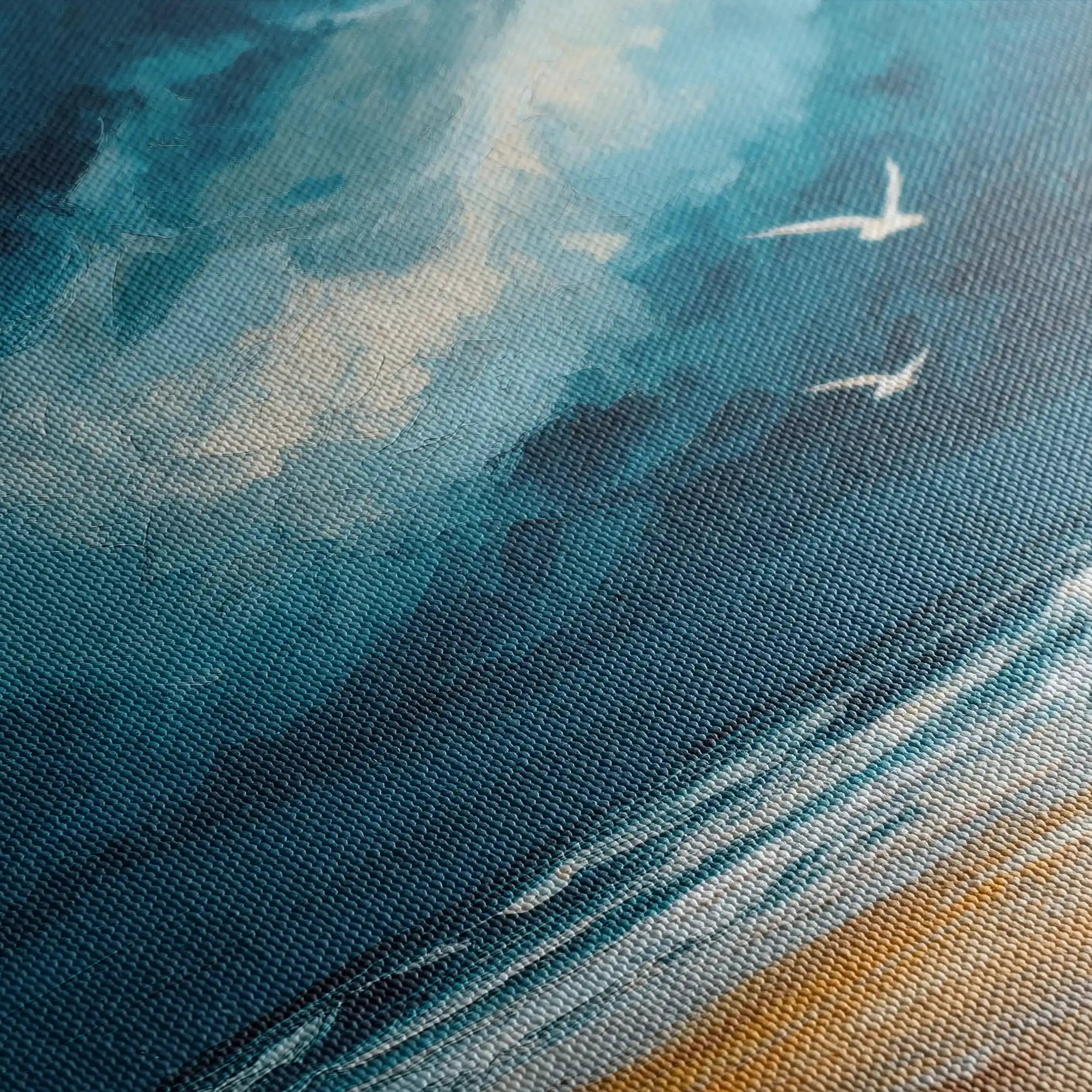 Abstract 837 Canvas Art 60 x 60 cm / Black