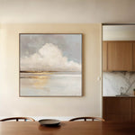 Abstract 838 Canvas Art 60 x 60 cm / Black