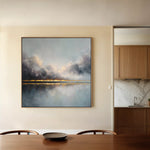 Abstract 839 Canvas Art 60 x 60 cm / Black