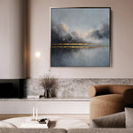 Abstract 839 Canvas Art 60 x 60 cm / Black