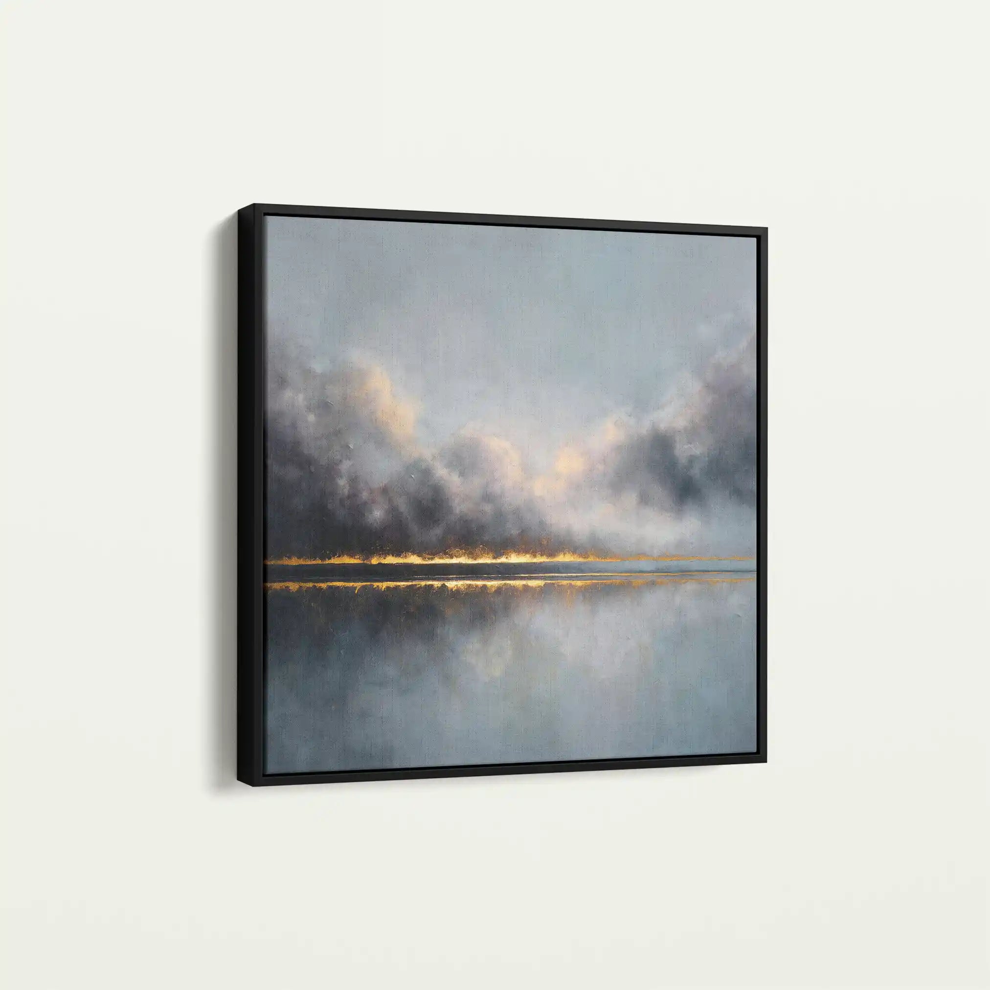 Abstract 839 Canvas Art 60 x 60 cm / Black