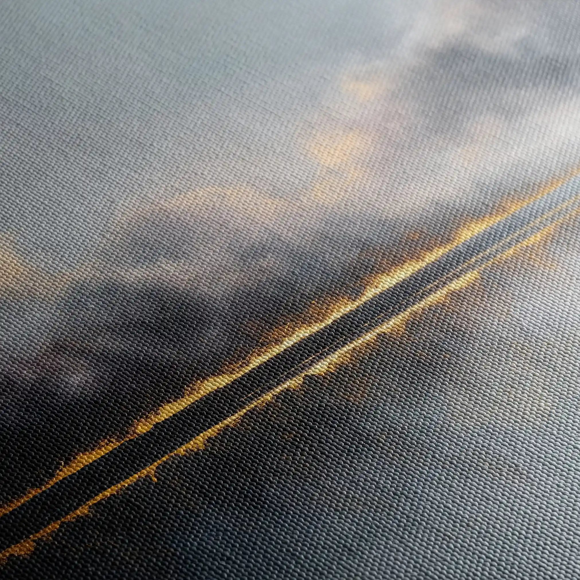 Abstract 839 Canvas Art 60 x 60 cm / Black