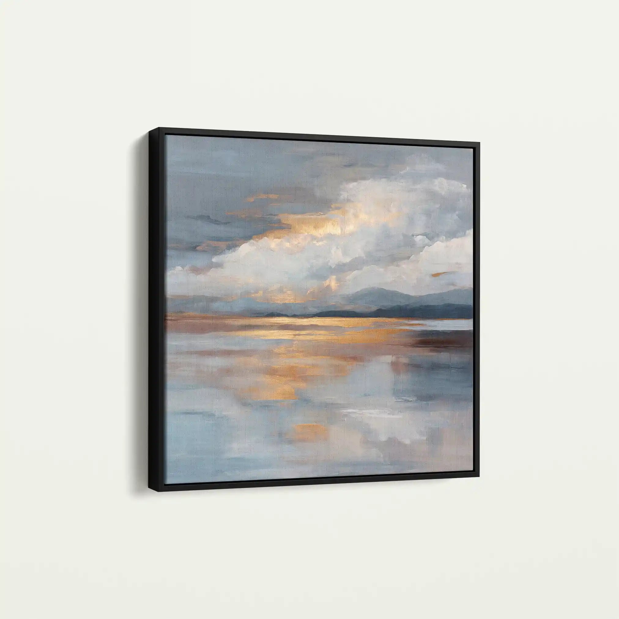 Abstract 840 Canvas Art 60 x 60 cm / Black