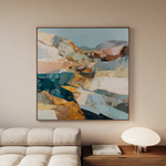 Abstract 844 Canvas Art 60 x 60 cm / Black