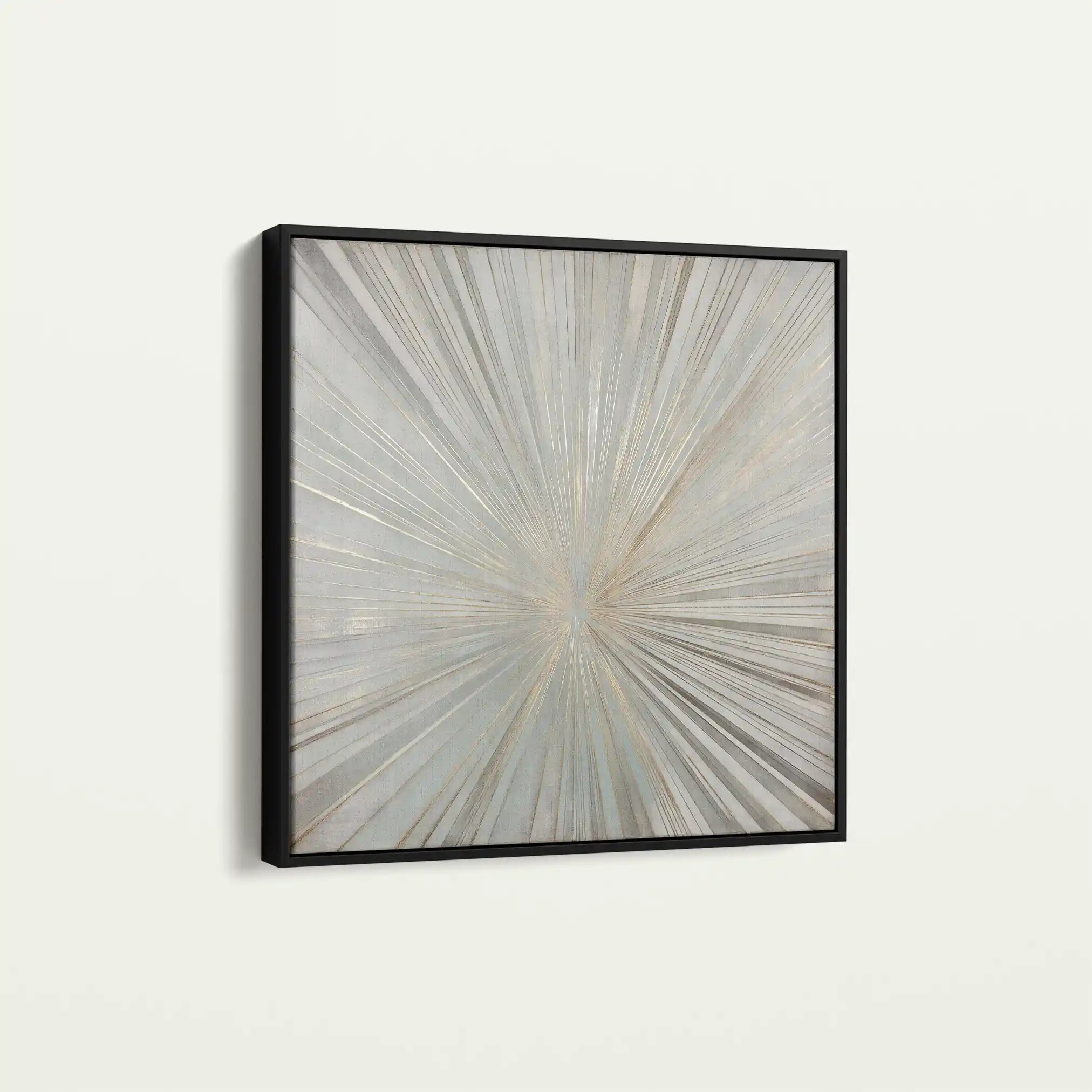Abstract 845 Canvas Art 60 x 60 cm / Black