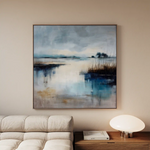 Abstract 847 Canvas Art 60 x 60 cm / Black