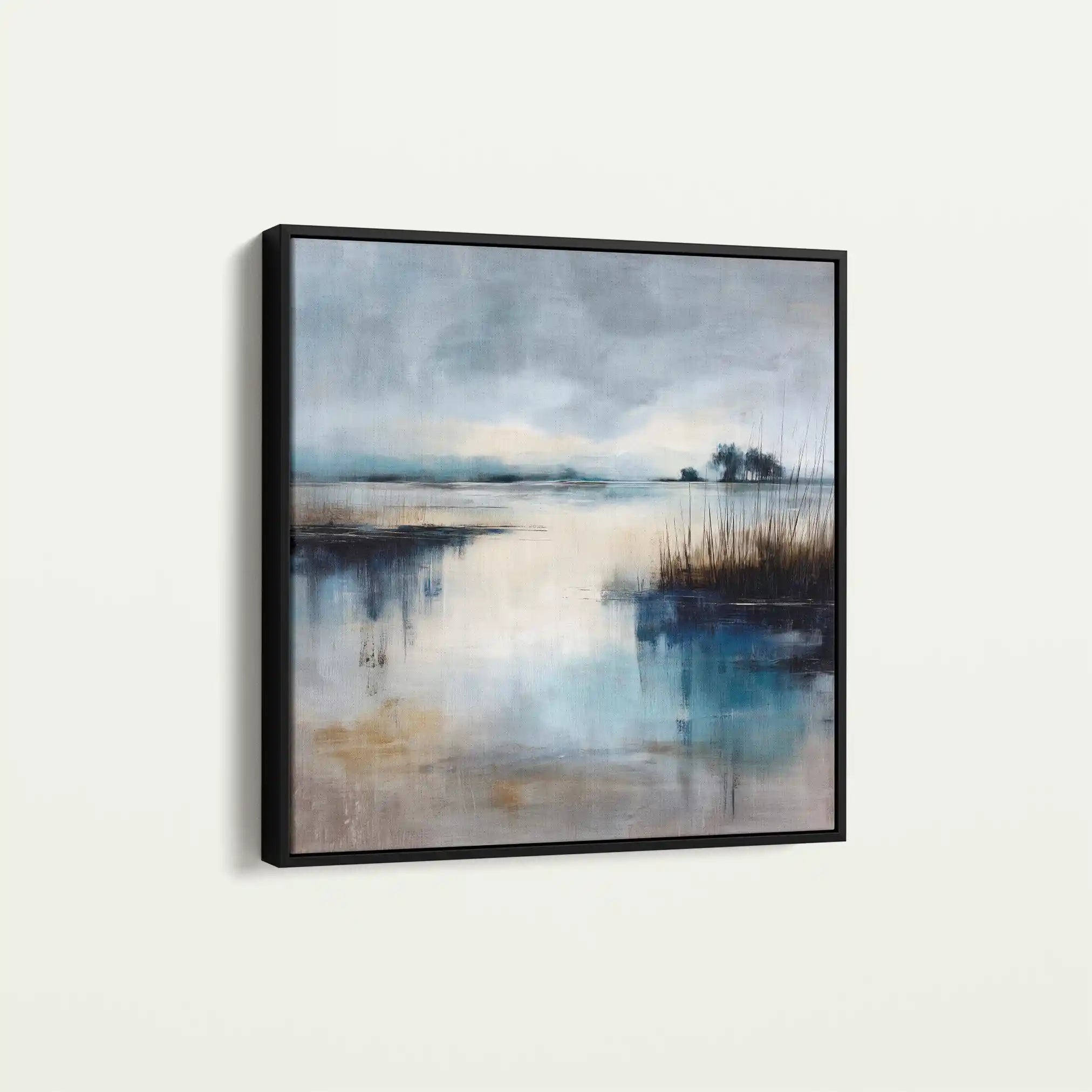 Abstract 847 Canvas Art 60 x 60 cm / Black