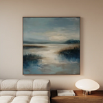 Abstract 848 Canvas Art 60 x 60 cm / Black