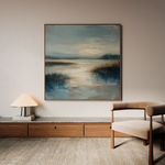 Abstract 848 Canvas Art 60 x 60 cm / Black