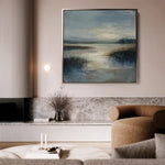 Abstract 848 Canvas Art 60 x 60 cm / Black