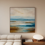 Abstract 849 Canvas Art 60 x 60 cm / Black