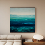 Abstract 854 Canvas Art 60 x 60 cm / Black