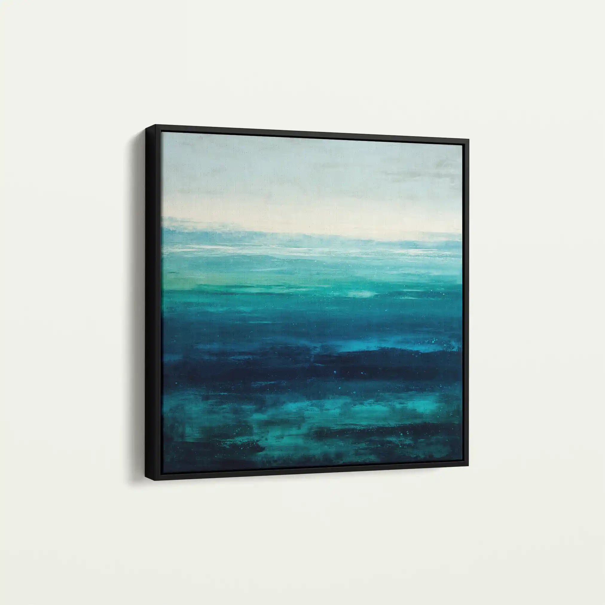 Abstract 854 Canvas Art 60 x 60 cm / Black