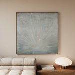 Abstract 856 Canvas Art 60 x 60 cm / Black