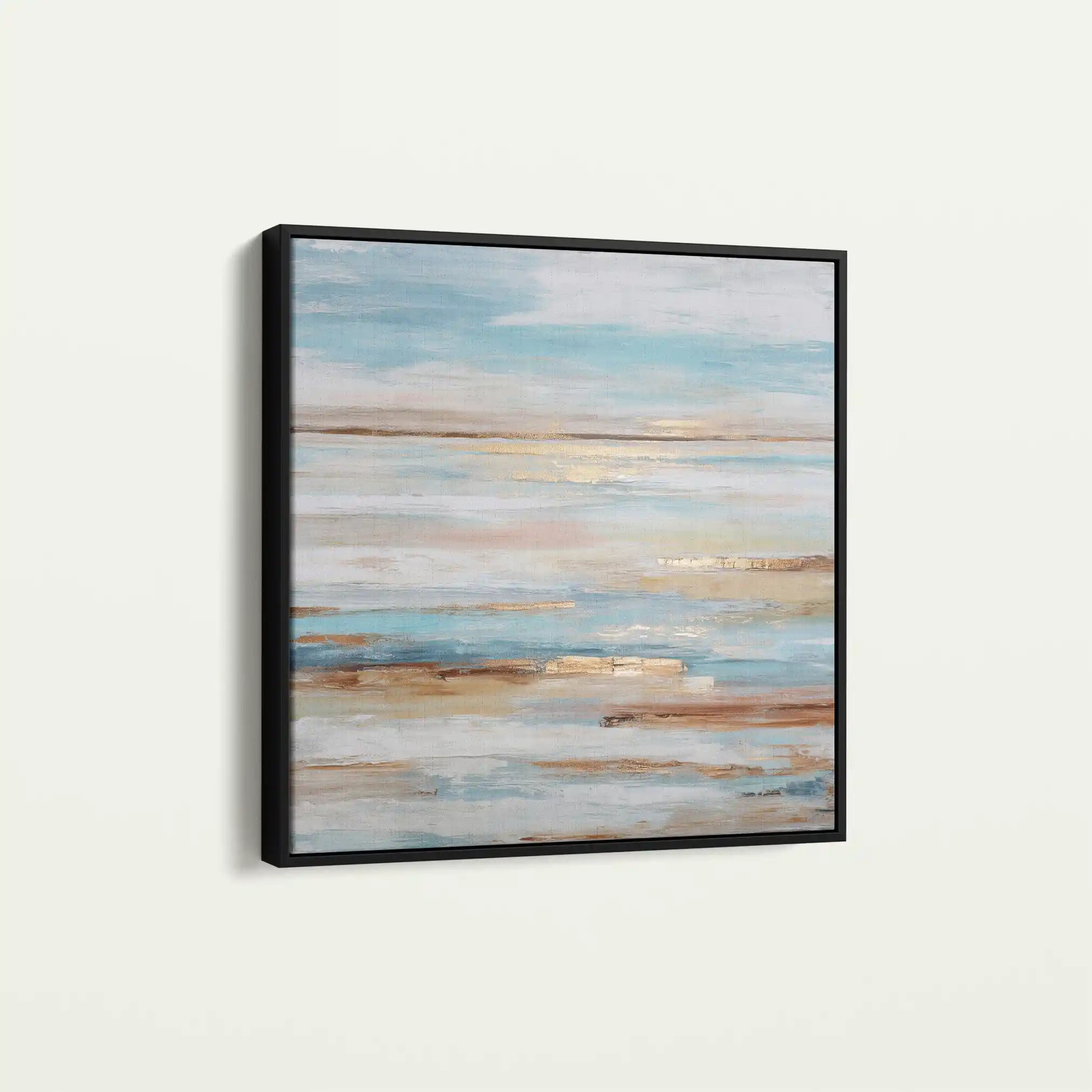 Abstract 858 Canvas Art 60 x 60 cm / Black