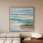 Abstract 859 Canvas Art 60 x 60 cm / Black