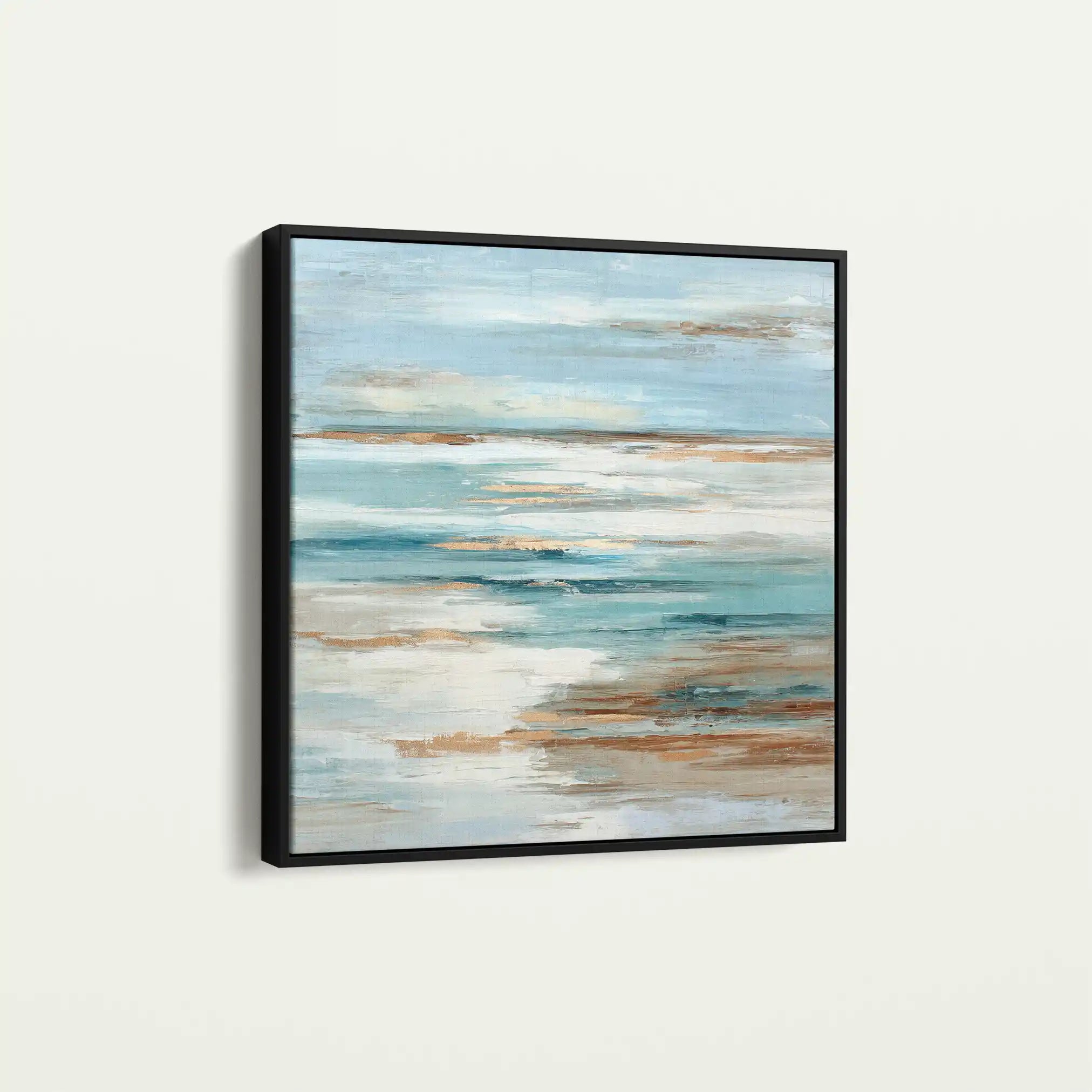 Abstract 859 Canvas Art 60 x 60 cm / Black