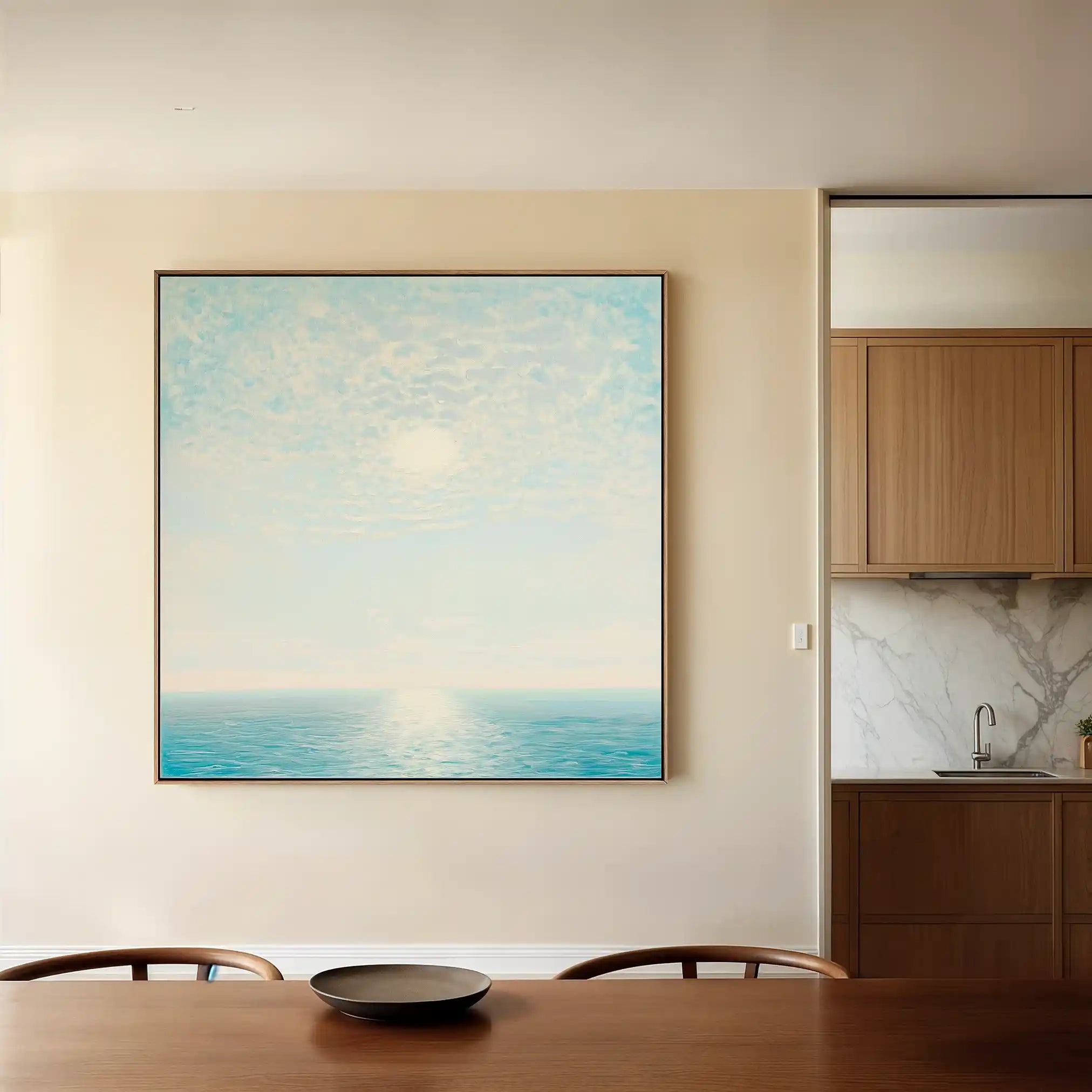 Abstract 862 Canvas Art 60 x 60 cm / Black