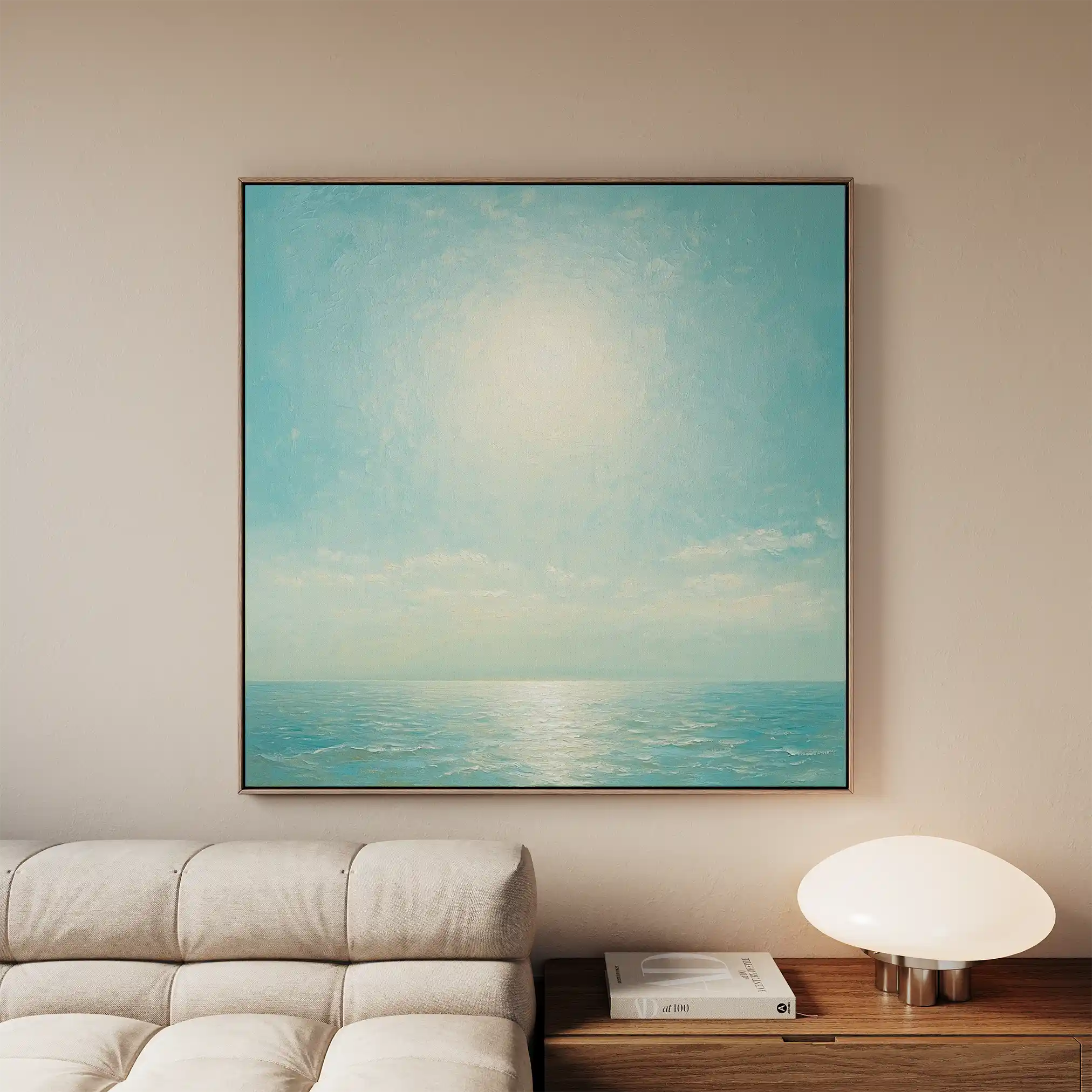 Abstract 864 Canvas Art 60 x 60 cm / Black