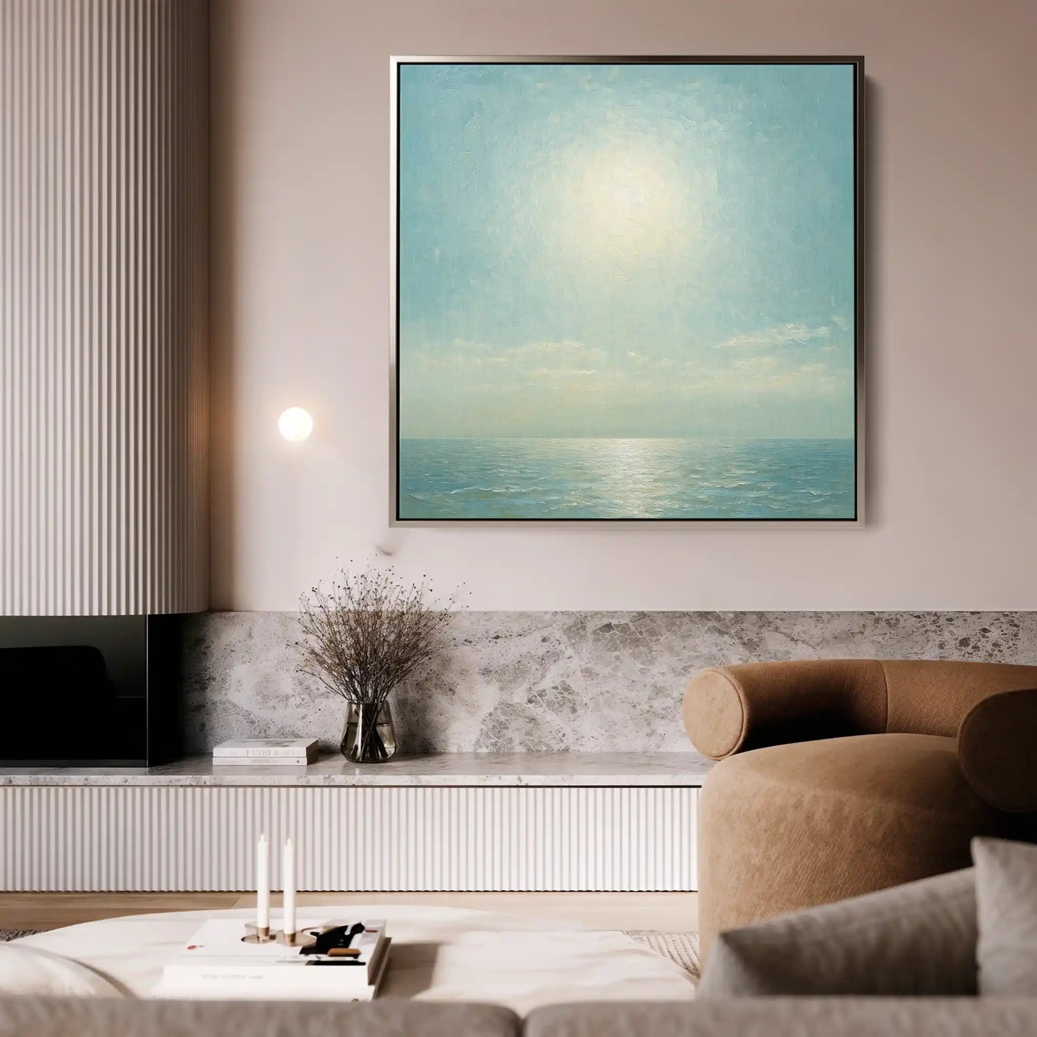 Abstract 864 Canvas Art 60 x 60 cm / Black