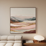 Abstract 865 Canvas Art 60 x 60 cm / Black