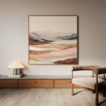 Abstract 865 Canvas Art 60 x 60 cm / Black