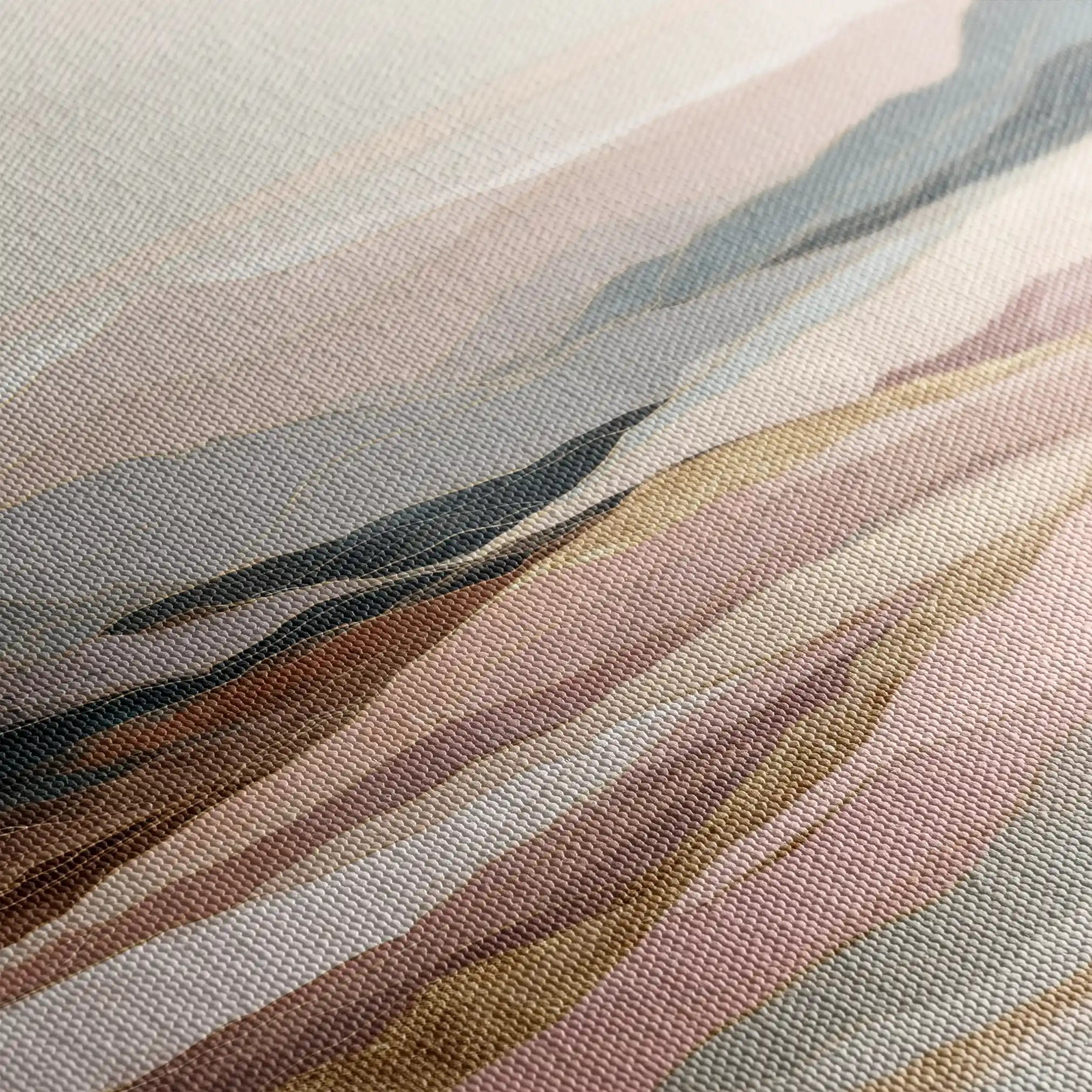 Abstract 865 Canvas Art 60 x 60 cm / Black