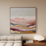 Abstract 866 Canvas Art 60 x 60 cm / Black