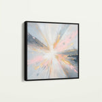 Abstract 871 Canvas Art 60 x 60 cm / Black